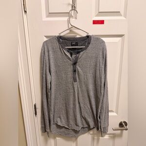 Mens Grayers Long Sleeve Henley Shirt